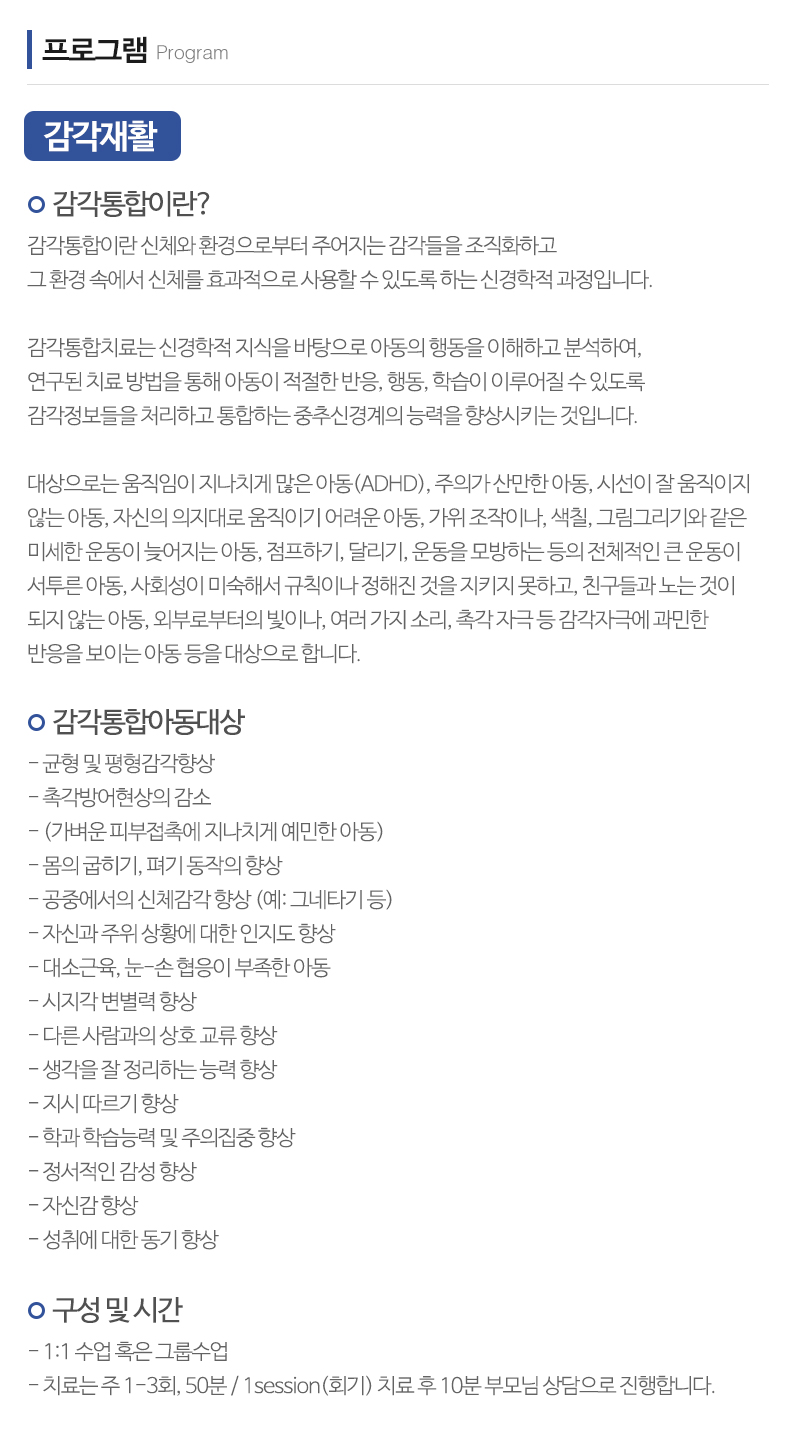 한국아동발달일산센터_내용